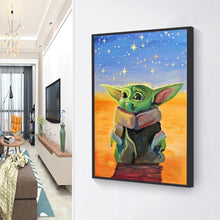 Charger l&#39;image dans la galerie, Pauvre monstre - diamant rond complet - 30x40cm
