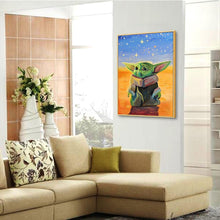 Charger l&#39;image dans la galerie, Pauvre monstre - diamant rond complet - 30x40cm
