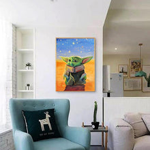 Charger l&#39;image dans la galerie, Pauvre monstre - diamant rond complet - 30x40cm
