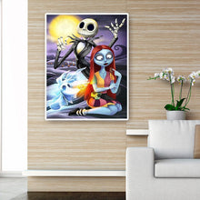 Charger l&#39;image dans la galerie, Cauchemar avant Noël - diamant rond complet - 40x50cm
