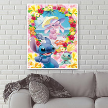 Charger l&#39;image dans la galerie, Famille de chien de dessin animé - diamant rond complet - 40x50cm
