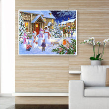 Charger l&#39;image dans la galerie, Noël - diamant rond complet - 50x40cm
