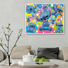 Charger l&#39;image dans la galerie, Dessin animé - diamant rond complet - 50x40cm
