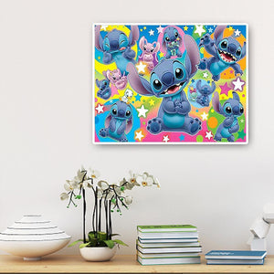 Dessin animé - diamant rond complet - 50x40cm