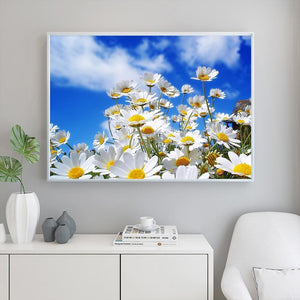 Plantes - diamant rond complet - 40x30cm