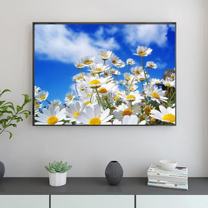 Plantes - diamant rond complet - 40x30cm
