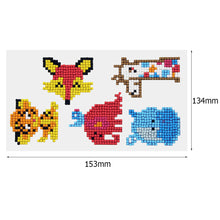 Charger l&#39;image dans la galerie, 5pcs-Animal-Diamond Painting Autocollants
