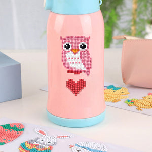 6pcs-Owl-Diamond Painting Autocollants