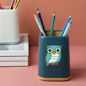 6pcs-Owl-Diamond Painting Autocollants