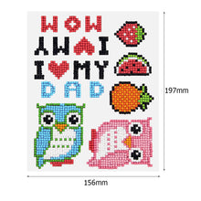 Charger l&#39;image dans la galerie, 6pcs-Owl-Diamond Painting Autocollants
