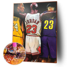 Charger l&#39;image dans la galerie, Joueur de basket-ball - diamant rond complet - 30x40cm

