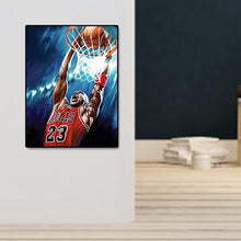 Charger l&#39;image dans la galerie, Joueur de basket-ball - diamant rond complet - 30x40cm
