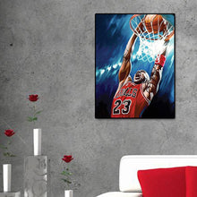 Charger l&#39;image dans la galerie, Joueur de basket-ball - diamant rond complet - 30x40cm
