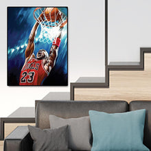 Charger l&#39;image dans la galerie, Joueur de basket-ball - diamant rond complet - 30x40cm
