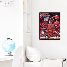 Charger l&#39;image dans la galerie, Joueur de basket-ball - diamant rond complet - 30x40cm
