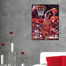 Charger l&#39;image dans la galerie, Joueur de basket-ball - diamant rond complet - 30x40cm
