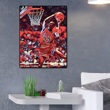 Charger l&#39;image dans la galerie, Joueur de basket-ball - diamant rond complet - 30x40cm
