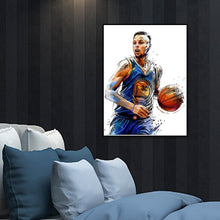 Charger l&#39;image dans la galerie, Joueur de basket-ball - diamant rond complet - 30x40cm
