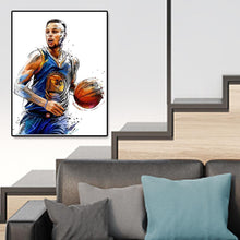 Charger l&#39;image dans la galerie, Joueur de basket-ball - diamant rond complet - 30x40cm
