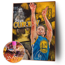 Charger l&#39;image dans la galerie, Joueur de basket-ball - diamant rond complet - 30x40cm
