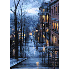 Charger l&#39;image dans la galerie, Rue - diamant rond complet - 30x40cm

