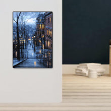 Charger l&#39;image dans la galerie, Rue - diamant rond complet - 30x40cm
