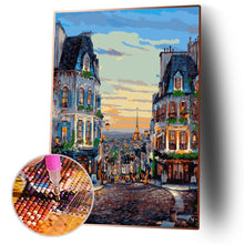 Charger l&#39;image dans la galerie, Rue - diamant rond complet - 30x40cm
