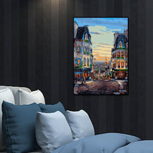 Charger l&#39;image dans la galerie, Rue - diamant rond complet - 30x40cm
