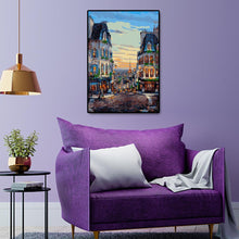 Charger l&#39;image dans la galerie, Rue - diamant rond complet - 30x40cm
