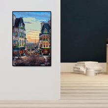 Charger l&#39;image dans la galerie, Rue - diamant rond complet - 30x40cm
