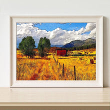 Charger l&#39;image dans la galerie, Paysage - diamant rond complet - 40x30cm
