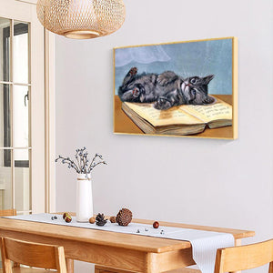 Animal - diamant rond complet - 40x30cm