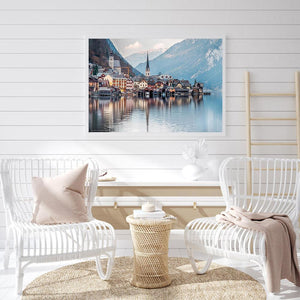 Paysage - diamant rond complet - 40x30cm