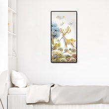 Charger l&#39;image dans la galerie, Cerf d’animal - diamant rond complet - 45x85cm
