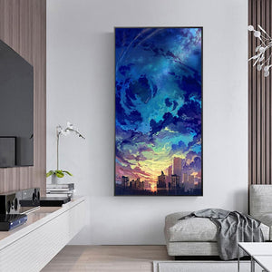 Ciel - diamant rond complet - 45x85cm