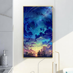 Ciel - diamant rond complet - 45x85cm
