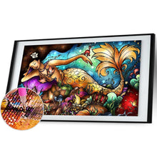 Charger l&#39;image dans la galerie, Mer - femme de chambre - diamant rond complet - 100x50cm

