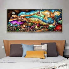 Charger l&#39;image dans la galerie, Mer - femme de chambre - diamant rond complet - 100x50cm
