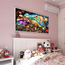 Charger l&#39;image dans la galerie, Mer - femme de chambre - diamant rond complet - 100x50cm
