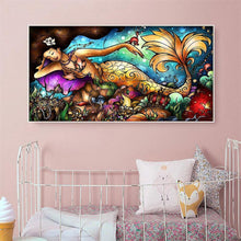 Charger l&#39;image dans la galerie, Mer - femme de chambre - diamant rond complet - 100x50cm
