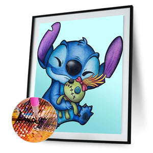 Anime de dessin animé - diamant rond complet - 30x40cm