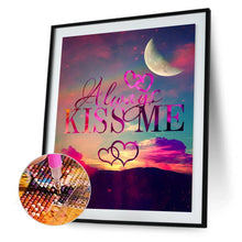 Charger l&#39;image dans la galerie, Kiss me - diamant rond complet - 30x40cm
