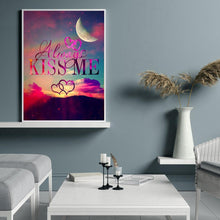 Charger l&#39;image dans la galerie, Kiss me - diamant rond complet - 30x40cm
