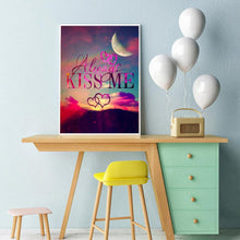 Charger l&#39;image dans la galerie, Kiss me - diamant rond complet - 30x40cm
