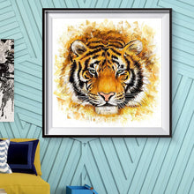 Charger l&#39;image dans la galerie, Tiger animal - diamant rond complet - 30x30cm
