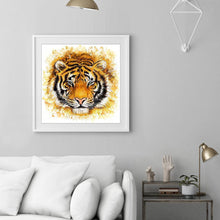 Charger l&#39;image dans la galerie, Tiger animal - diamant rond complet - 30x30cm
