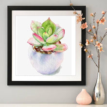 Charger l&#39;image dans la galerie, Plante succulente - diamant rond complet - 30x30cm

