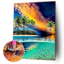 Charger l&#39;image dans la galerie, Paysage - diamant rond complet - 30x40cm
