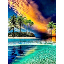 Charger l&#39;image dans la galerie, Paysage - diamant rond complet - 30x40cm
