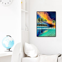 Charger l&#39;image dans la galerie, Paysage - diamant rond complet - 30x40cm
